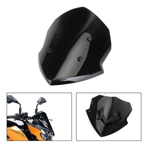 Parabrisa Para Kawasaki Z125 2019-2020 Negro