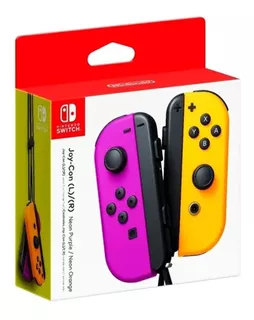 Control Joy Con Morado Naranja Nintendo Switch