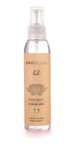 Body Splash Flor De Loto X125ml Fragancia Corporal Biobellus