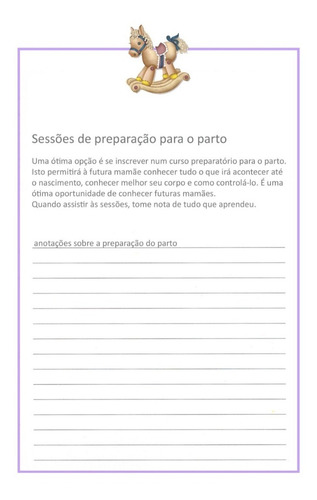 Imagem 6 de 10 de Diário Gravidez Mamãe Bebê Agenda Para Se Organizar Gestação