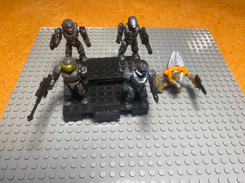 Megabloks Mega Construx Halo Covenant Vs Marines (16) (Usado)