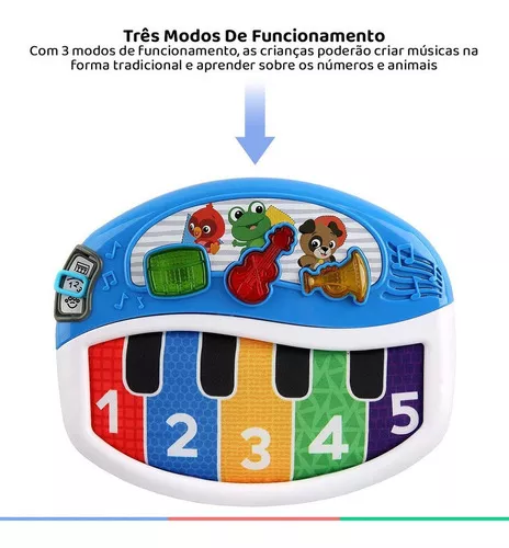 Piano infantil branco - Móveis de brincar educativos l