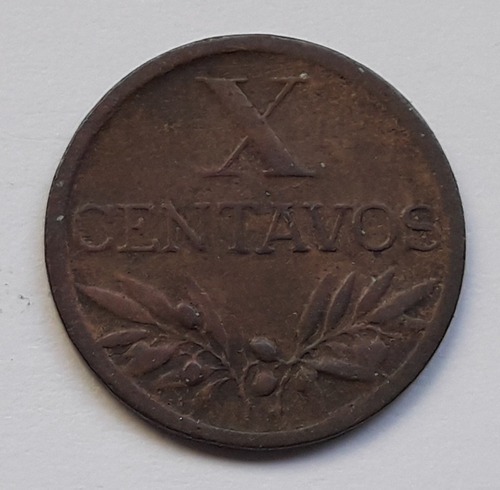 * Portugal 10 Centavos De 1944. Oferta! 