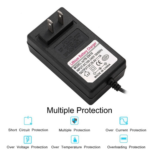 Cargador De Fuente De Alimentación Adaptador De Batería 29.4