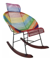 Comprar Silla Mecedora De Niños En Mimbre Plástico Mimbre Sintético