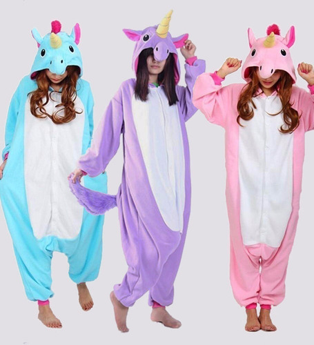 Imagen 3 de 3 de Pijamas Enterizas Unicornio Stich Moda Coreana Exclusiva