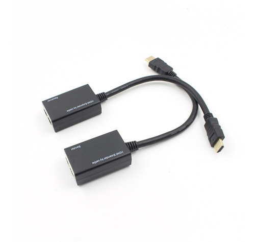 Extensão Hdmi 30m 1080p Cabo Lan Full Hd Extensor Hdmi