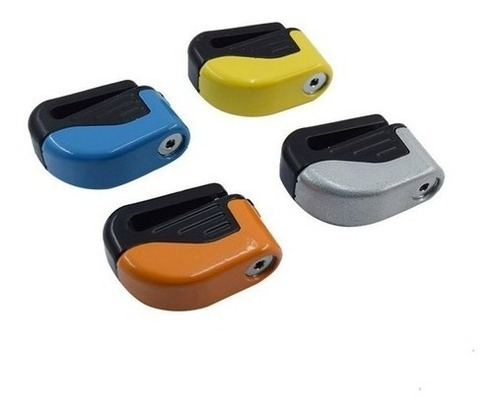Imagen 1 de 5 de Traba Discos Candado Con Alarma Lk 699 Motos- Bicicleta