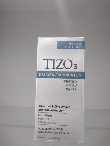 Imagen 3 de 4 de Protector Solar Mineral Tizo 3 Spf 40 Con Color 50g