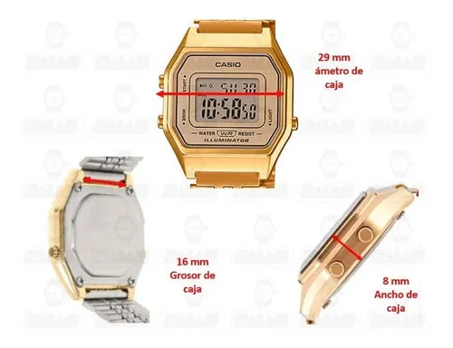 Reloj Casio Dama LA680WGA-9DF - Tiempo de Relojes