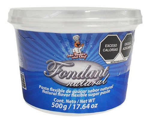 Fondant Azul Rey 500gr Ma Baker&chef Fopa03azre-500