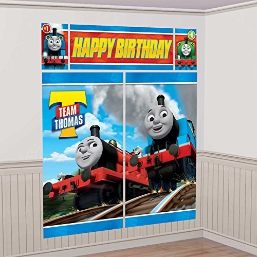 Thomas The Tank Engine Scene Setter Foto Fondo Cartel 5 Cond