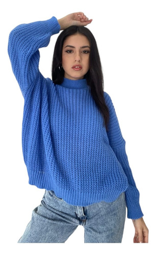 Sweater Buzo De Lana Xxxl Talle Grande Invierno Mujer 