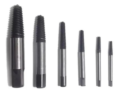 Extrator De Parafusos Com 6 Peças De 3 A 25 Mm