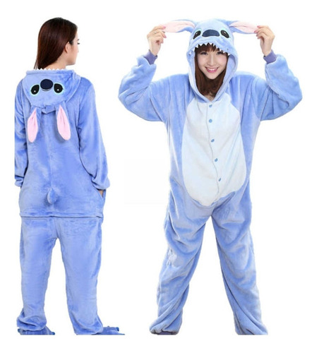 Stitch Pijama Disfraz Entretenido  Para Toda La Familia 