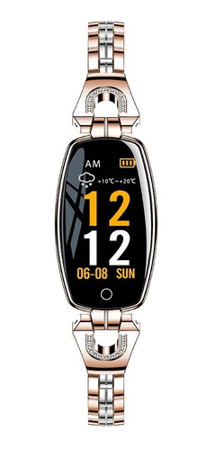 Imagen 2 de 8 de H8 Pulsera Inteligente Reloj Para Mujer Ip67 Monitor De