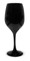 Comprar Set X12 Copas De Vidrio Barone Nadir Negras Vino 490ml