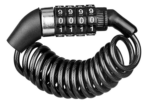 Lagom Candado Cadena De Seguridad Casco Moto Bici Combinación Ext Sistema Antirrobo Con Contraseña De 4 Dígitos Cable De Seguridad Acerado