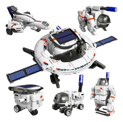 Z Kit De Robot Solar Stem 6 En 1 Space Toys Para Cumpleaños