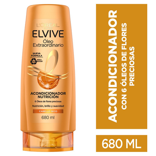 Acondicionador Oleo Extraordinario Universal 680ml Elvive