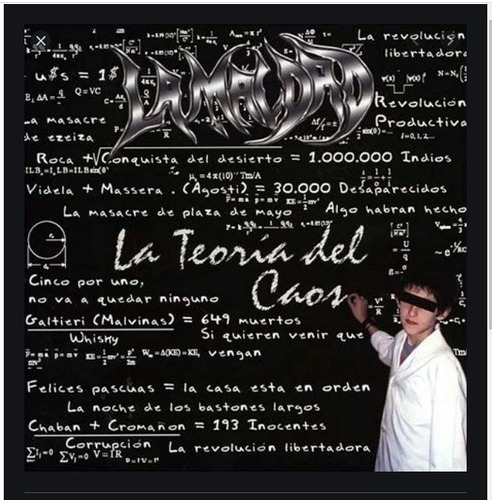 La Maldad - La Teoría Del Caos  - Cd Nuevo Cerrado - Detalle