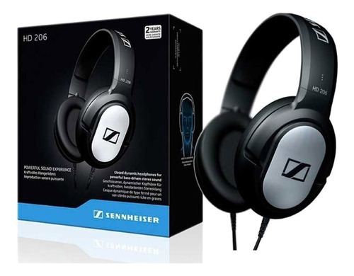 Sennheiser Hd 206 Auriculares Supraaurales, Entrega Inmediat