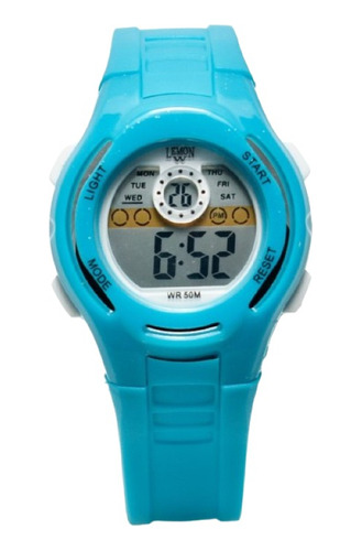 Reloj Lemon Niño Dl183 Cronometro Alarma Luz El Timer 30m Wr