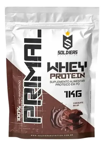 Whey Protein Soldiers Nutrition Primal 1kg Chocolate Belga