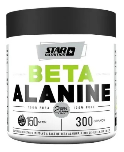 Beta Alanine 100 % Pure 300 Grs Star Nutrition