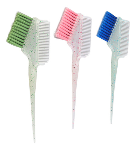 Cepillo Para Resaltar El Cabello, 3 Piezas, Peine De Doble C