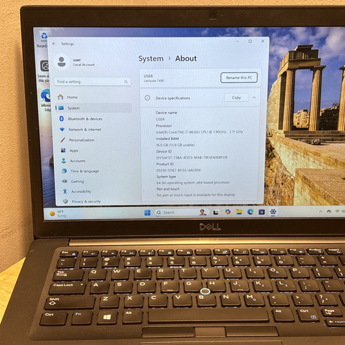 Dell Latitude 7490 Intel Core I7-8650u 1.90ghz 16gb 256gb Negro (Usado)