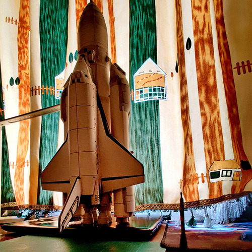 Kit Maqueta Cohete A Escala 1:96 Modelo Space Rocket D