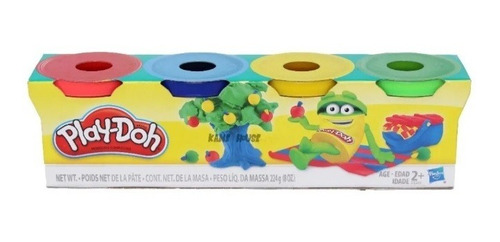 Play-doh Plastilina Setx4 Original Hasbro Niños Entrega Rapi