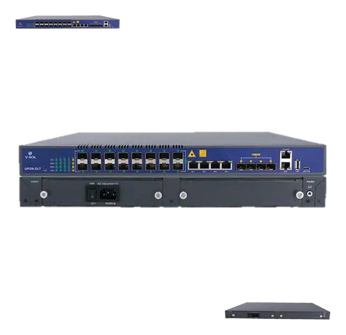 Olt Gpon 16pon V-sol V1600g2-b Ge 4 Portas Sfp 2048 Clientes