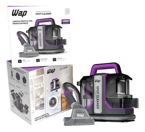 Aspirador De Pó Portátil Wap Spot Cleaner W3 110/220v Cor Cinza-escuro 127v