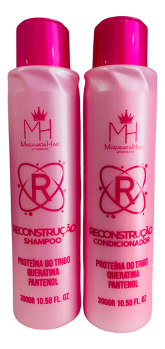 Kit Shampoo Condicionador Reconstrução Maranata Hair 2x300ml