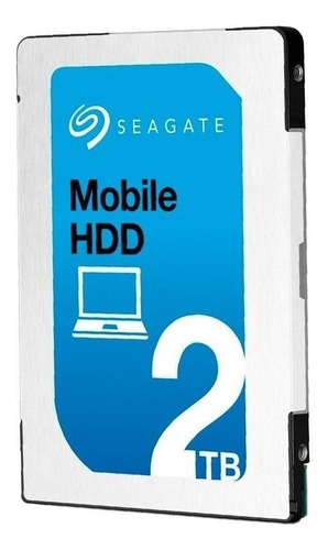 Imagen 1 de 3 de Disco duro interno Seagate Mobile HDD ST2000LM007 2TB