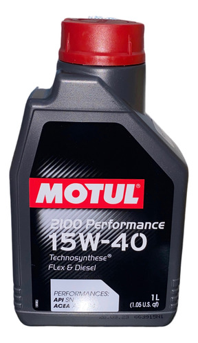 Aceite Motul 15w-40 Semisintetico 2100 Performance 1lt