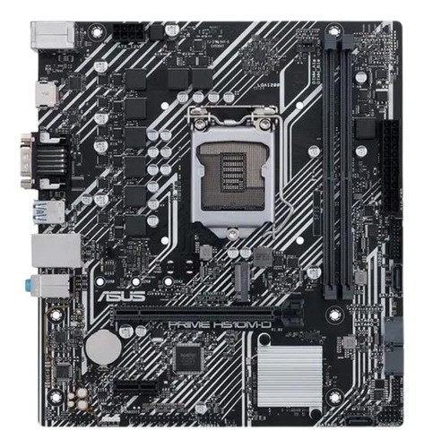 Placa Mae Asus Prime H510m-d Ddr4 Cor Grafite