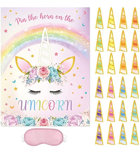 Wernnsai Pin The Horn On The Unicorn Game - 20'' X 29'' Unic