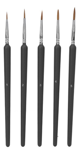 Set De 9 Pinceles Para Decoración De Uñas Liner Striping Bru
