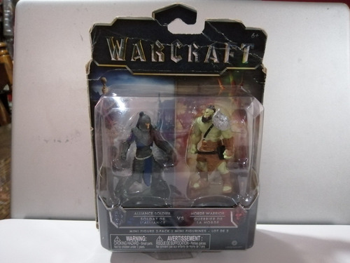 Figuras De Warcraft Alliance Soldier Vs Horde Warrior