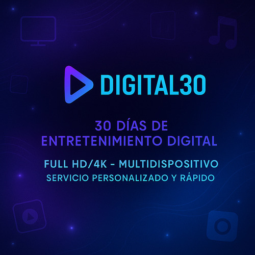 Acceso A Plataformas De Entretenimiento Premium - 1 Mes