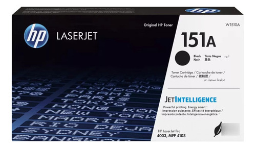Imagen 1 de 3 de Cartucho Toner Hp 151a Negro Laserjet Original 4003 Mfp4103