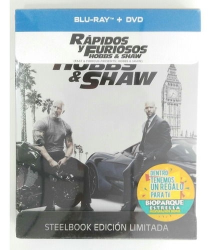 Rápidos Y Furiosos - Hobbs & Shawn Blu Ray Steelbook