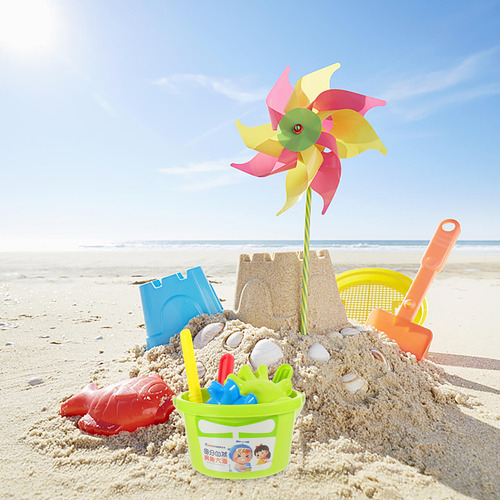 Juego De Juguetes Para Niños Con Forma De Cubo De Playa, Cas