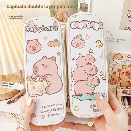 Estuche Para Lápices De Papelería De Gran Capacidad Con Dise