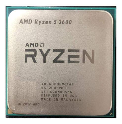 Procesador Amd Ryzen 5 2600 3.40ghz 16mb 6 Core Am4 12nm 65w