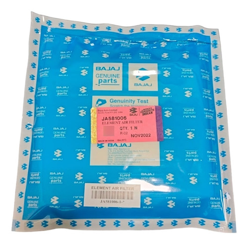 Filtro De Aire Bajaj Original Boxer 150 Pulsar 135 Ja581006