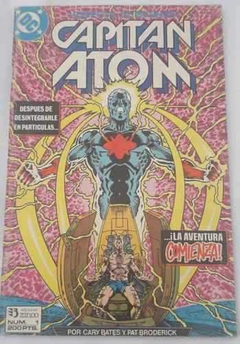 Historieta Comic * Capitan  Atom * Nº 1 Zinco Antigua Dc